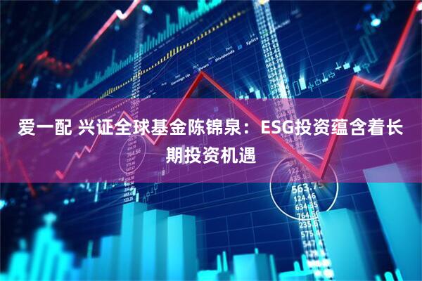 爱一配 兴证全球基金陈锦泉：ESG投资蕴含着长期投资机遇
