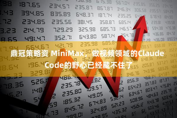 鼎冠策略资 MiniMax，做视频领域的Claude Code的野心已经藏不住了